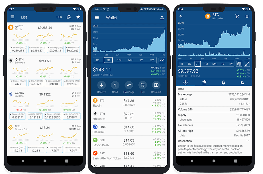 The Crypto App: The World’s Best Cryptocurrency Portfolio Tracker with over 1000+ Cryptocurrencies