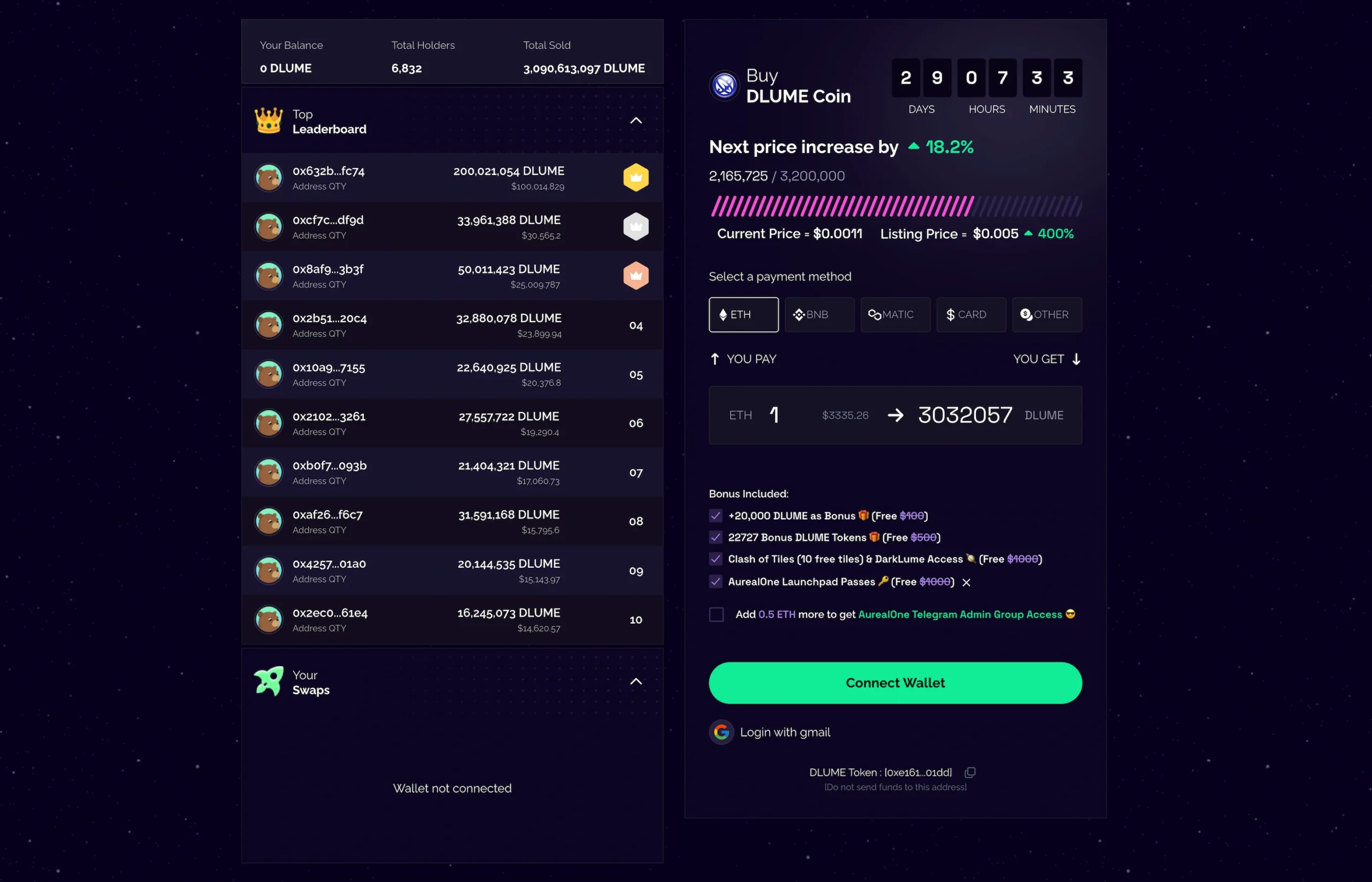 aureal one leaderboard