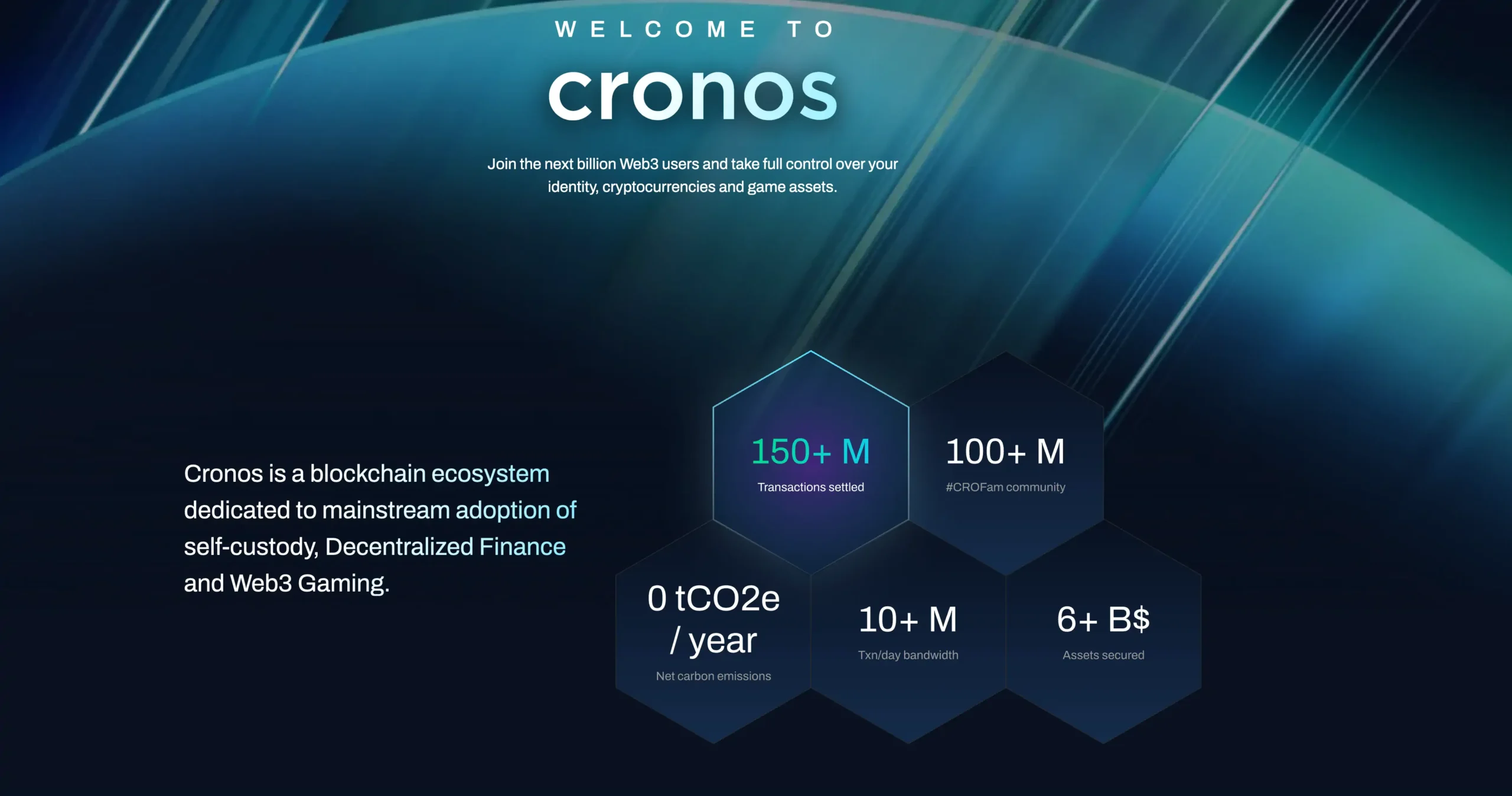 Features of cronos network