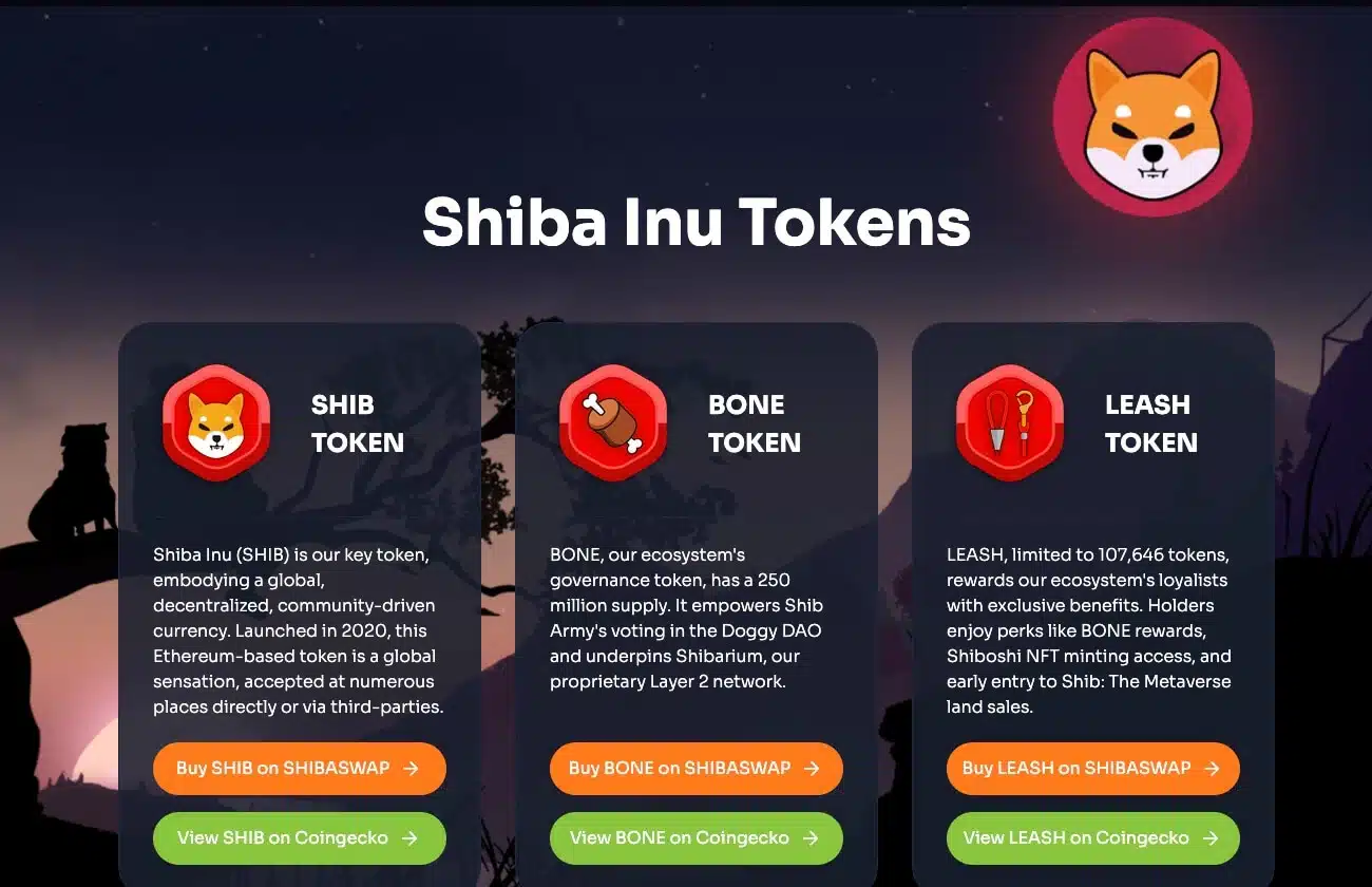 bone shibswap meme coin webiste