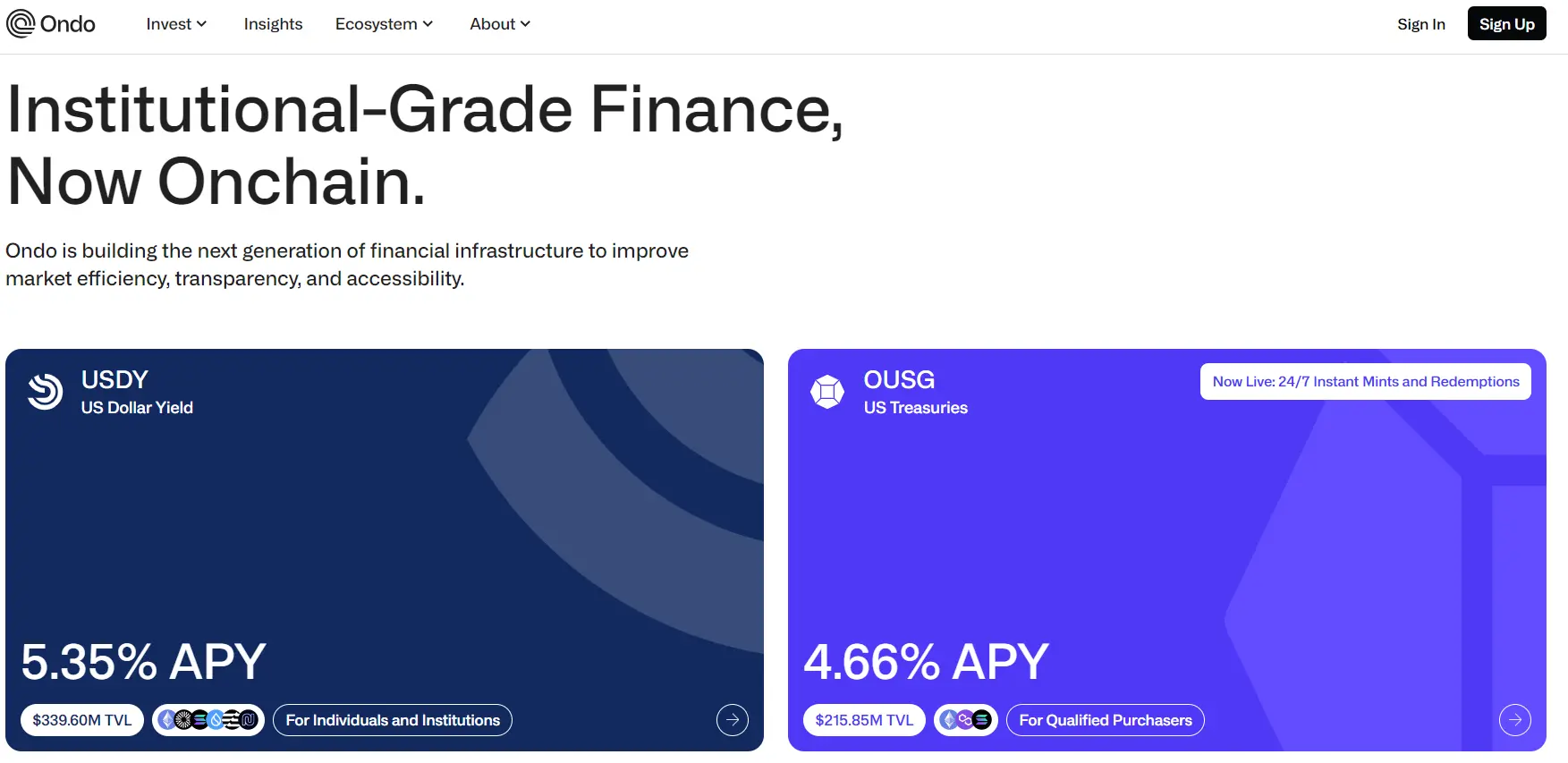 Rewards through Staking on Ondo Tokens