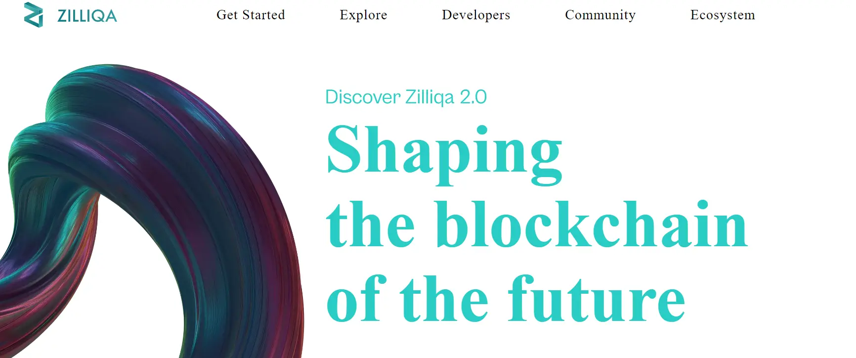 Zilliqa Blockchain Homepage