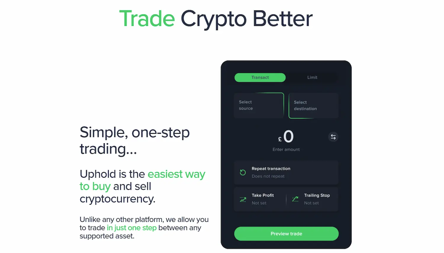 One-Stop Solution in Trading with Uphold