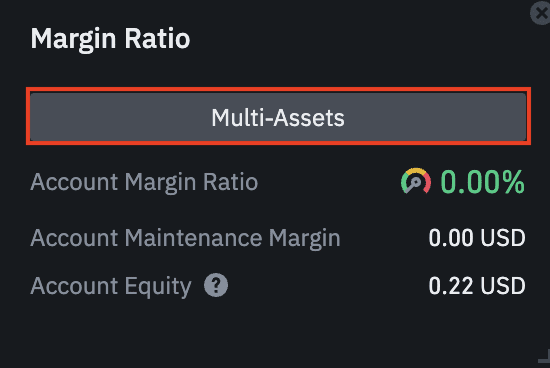 margin ratio on Binance