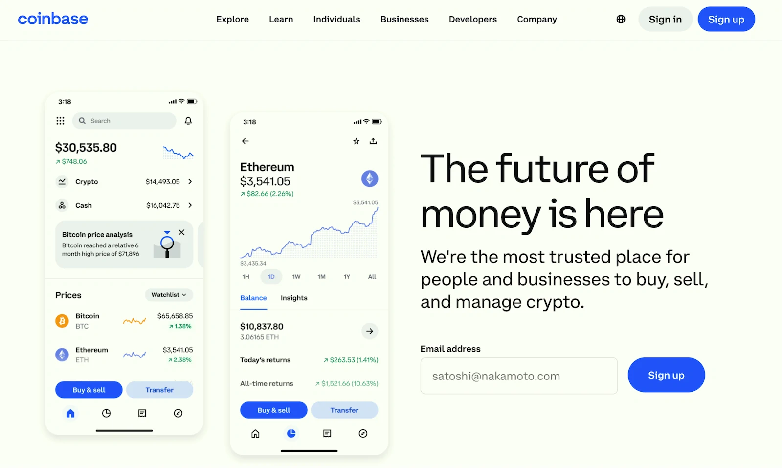 coinbase mobile app