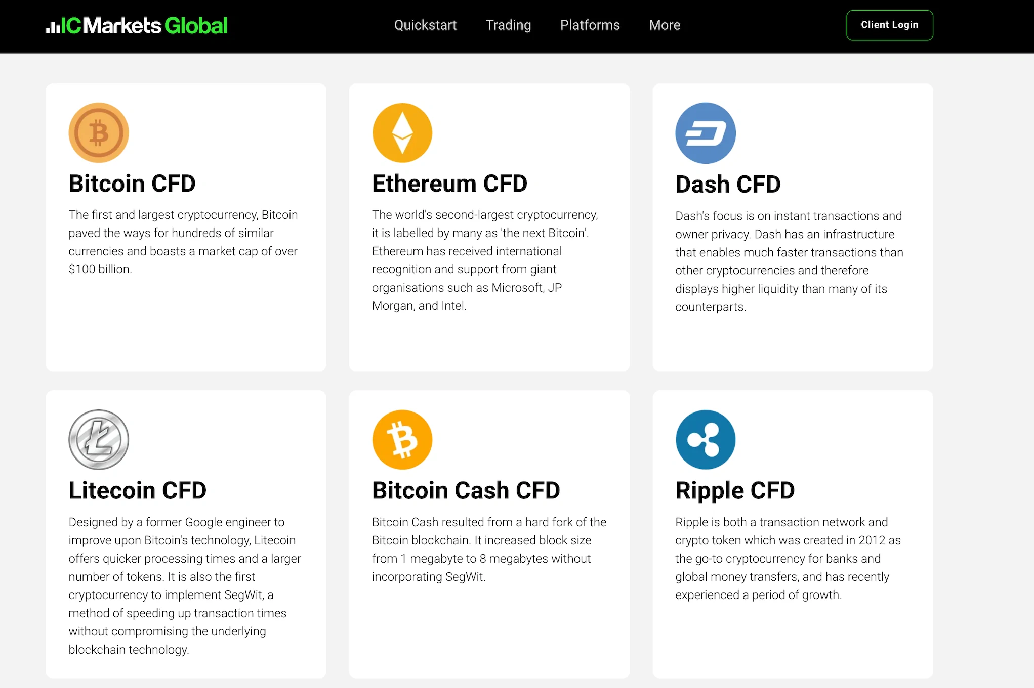 IC Markets Key Features