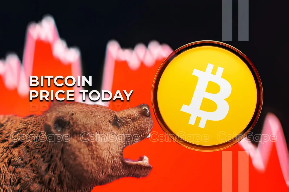 Bitcoin Price Today Is Down 4%, BTC Trades At $104,262